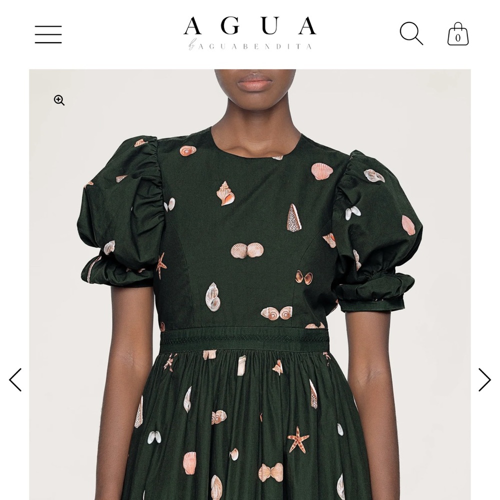 Agua by Agua Bendita AMAPOLA CARACOLA MAXI DRESS